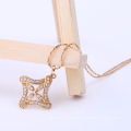 31451 Xuping luxury Copper Alloy square shaped gold pendant geometric jewelry for free sample